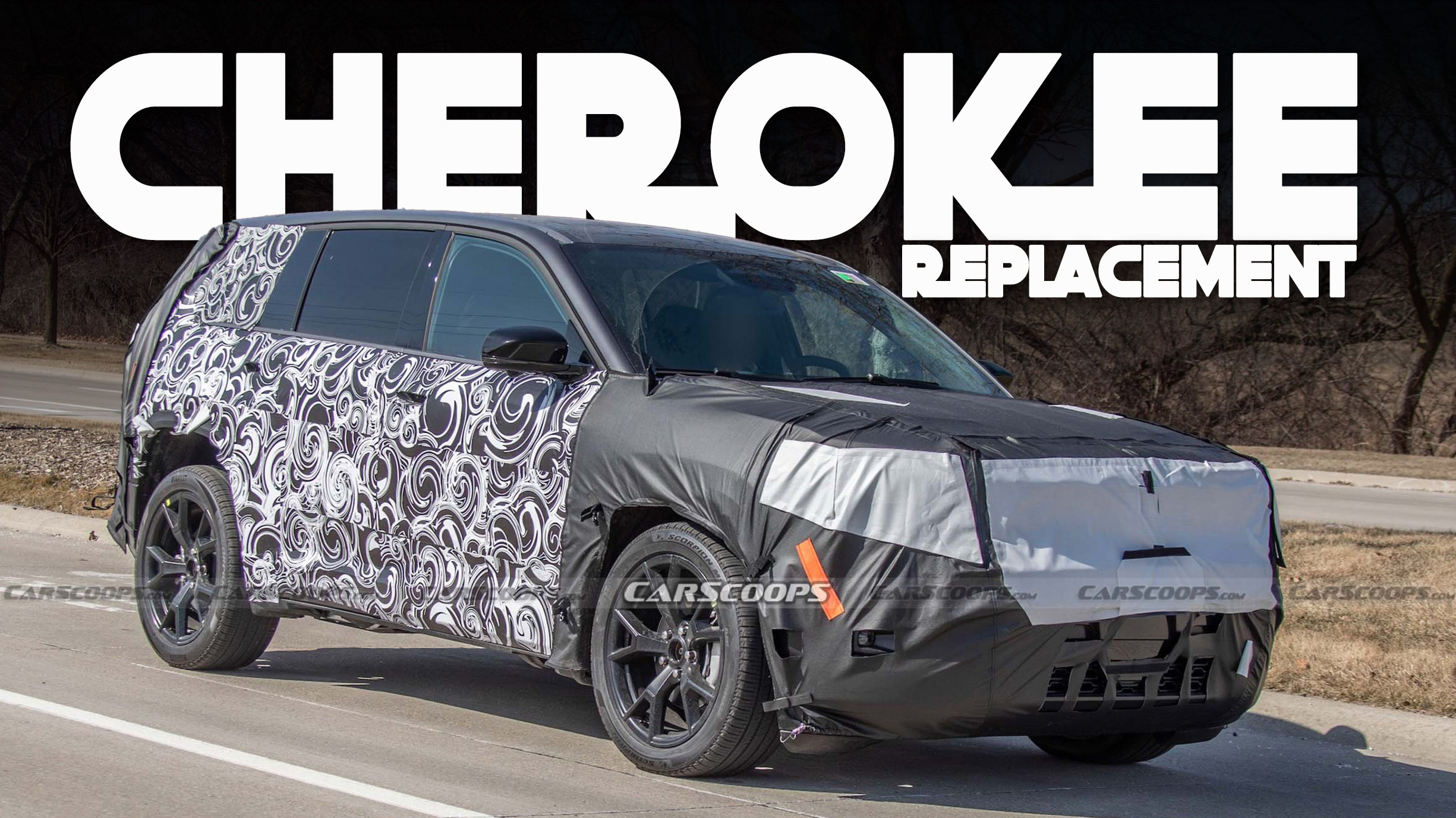 2027 Jeep â€œCherokeeâ€‌ Spied Up Close In New Photos