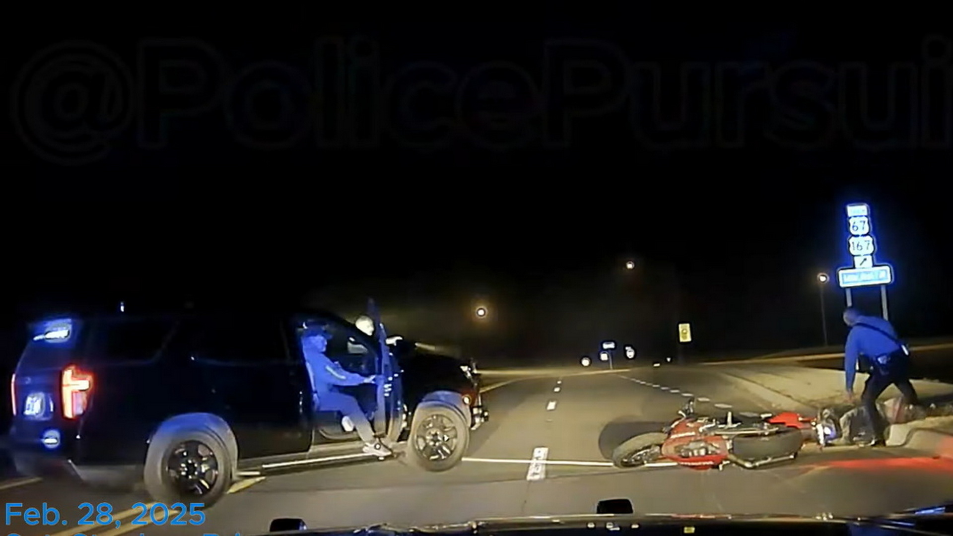 Arkansas Troopers Show No Mercy In High-Speed Motorcycle PIT Chase