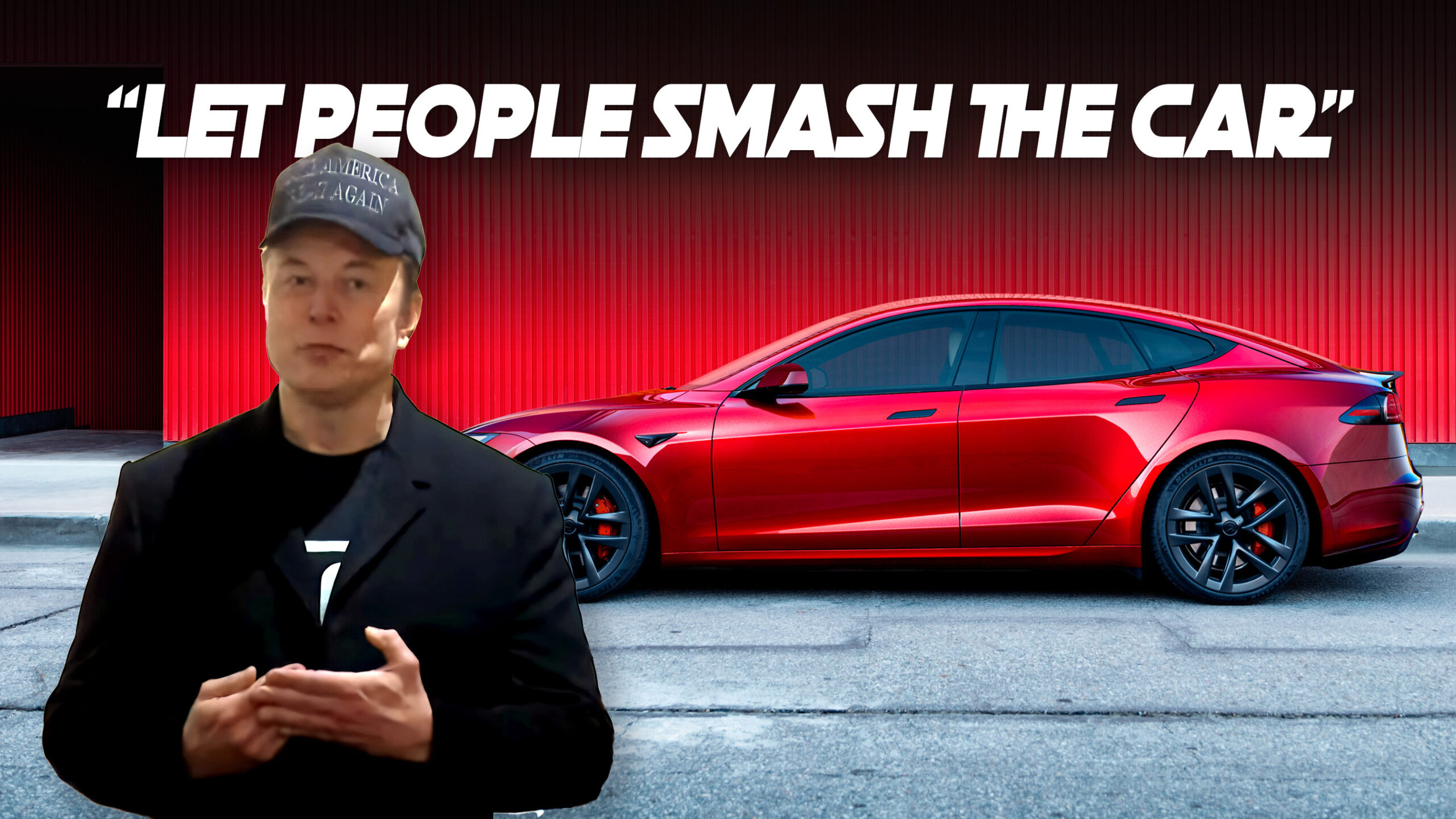 Tesla Angel Investor Fed Up With Musk Wants to Let People Sledgehammer Her Model S